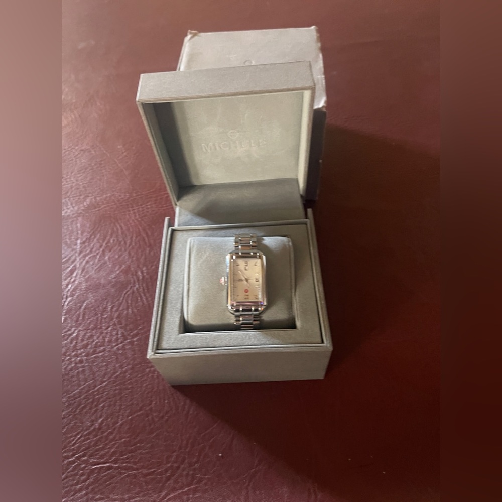 Michele Silver Watch